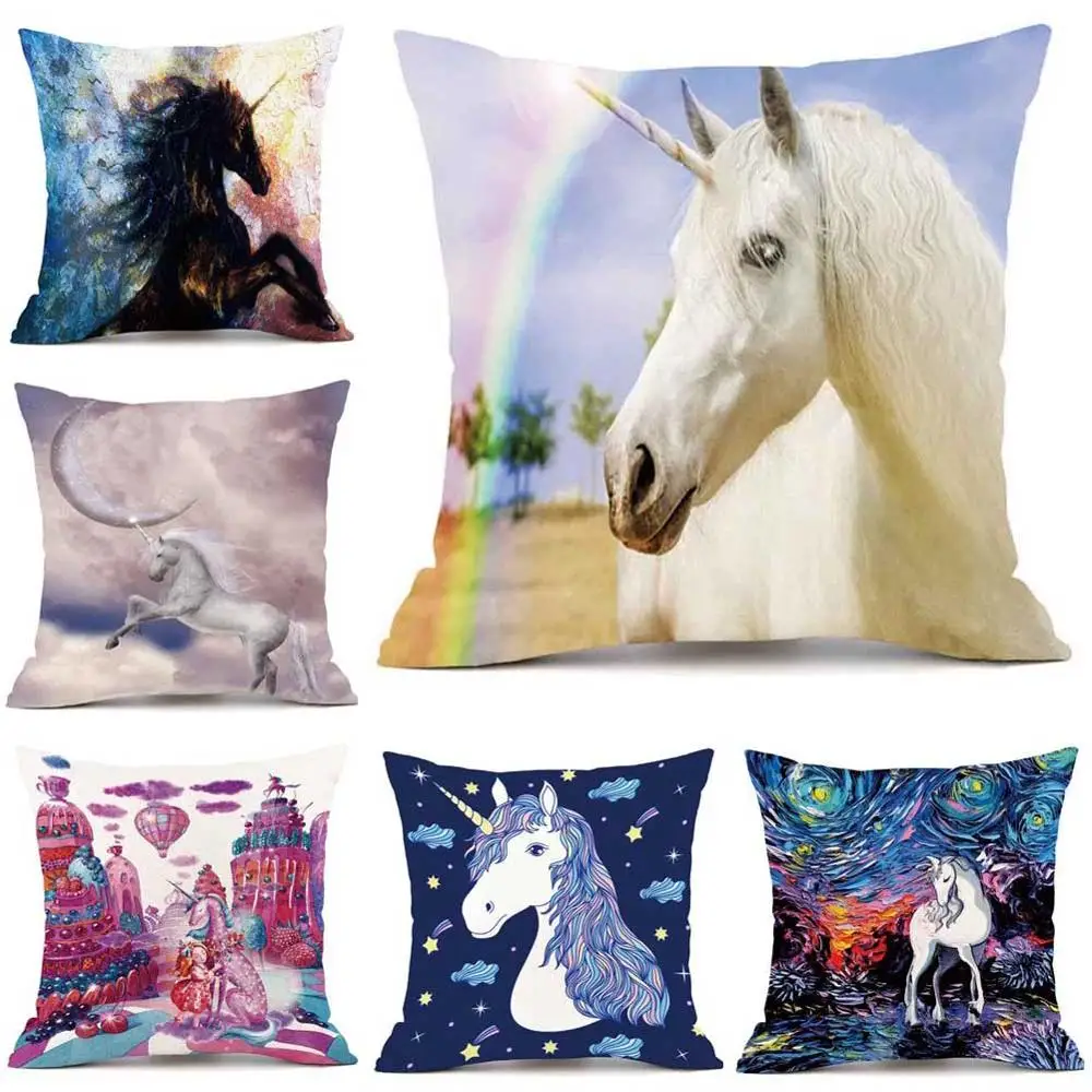 Cartoon 45x45cm Unicorn Throw Pillow Case Art Home Bedroom Soft Square Cushion Cover Office Chair Car Sofa Decorative Pillowcase
Cartoon 45x45cm Unicorn Throw Pillow Case Art Home Bedroom Soft Square Cushion Cover Office Chair Car Sofa Decorative Pillowcase