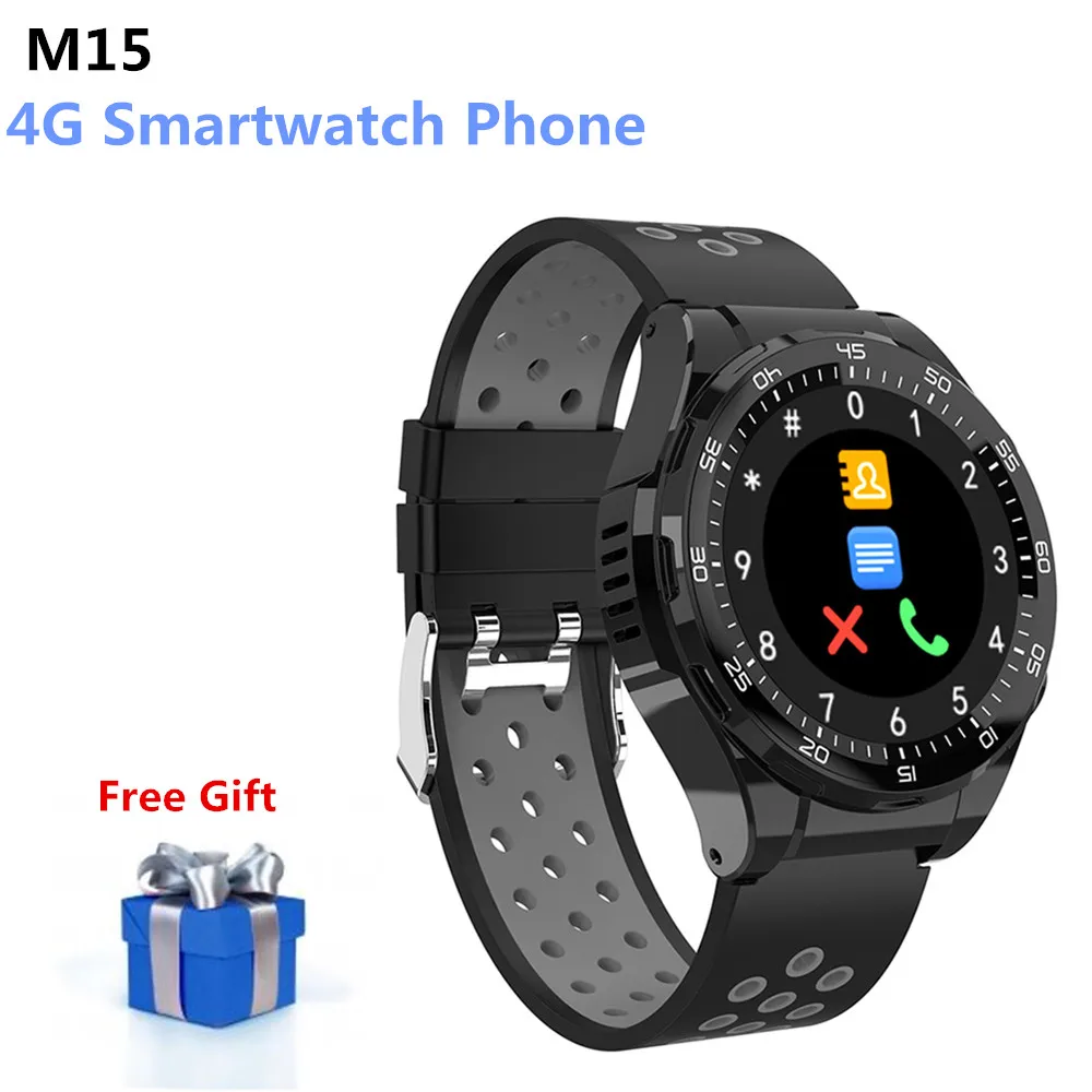M15 4G Smartwatch Phone Android 6.0 MTK6737 Support SIM card 0.3 Mp camera WiFi GPS 4G Waterproof Bluetooth 4.0 Smart Watch Men
M15 4G Smartwatch Phone Android 6.0 MTK6737 Support SIM card 0.3 Mp camera WiFi GPS 4G Waterproof Bluetooth 4.0 Smart Watch Men