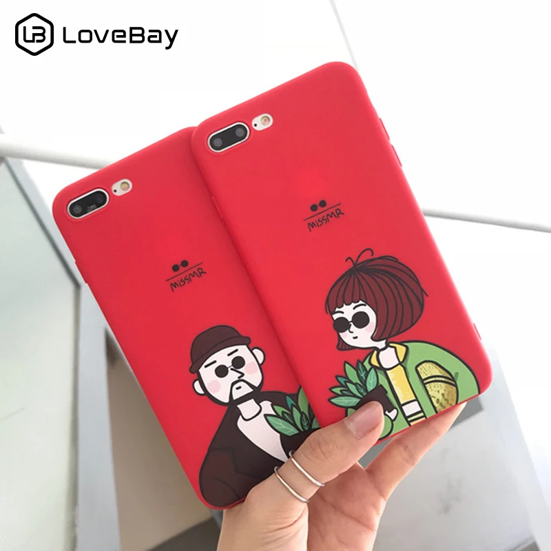 Lovebay For iPhone 6 6s 7 8 Plus X XR XS Max 5 5s SE Cartoon Couples Silicone Phone Case Letter Soft TPU Back Cover For iPhone 7
Lovebay For iPhone 6 6s 7 8 Plus X XR XS Max 5 5s SE Cartoon Couples Silicone Phone Case Letter Soft TPU Back Cover For iPhone 7