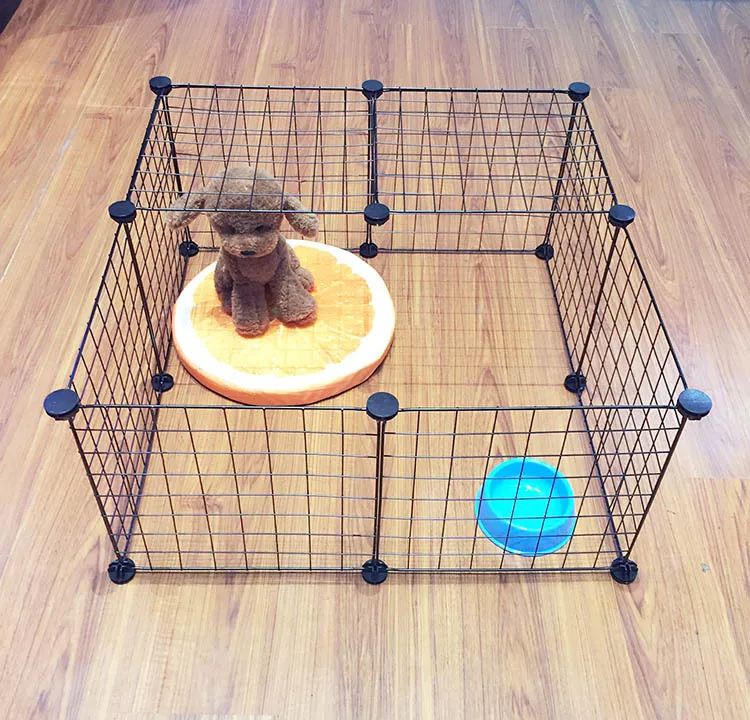 DIY Combination Pet Dog Cages Playpen Animal Crate Wire Mesh Kennel Extendable Iron Fence Cage for Puppy Rubbit Small Animal Pen
DIY Combination Pet Dog Cages Playpen Animal Crate Wire Mesh Kennel Extendable Iron Fence Cage for Puppy Rubbit Small Animal Pen