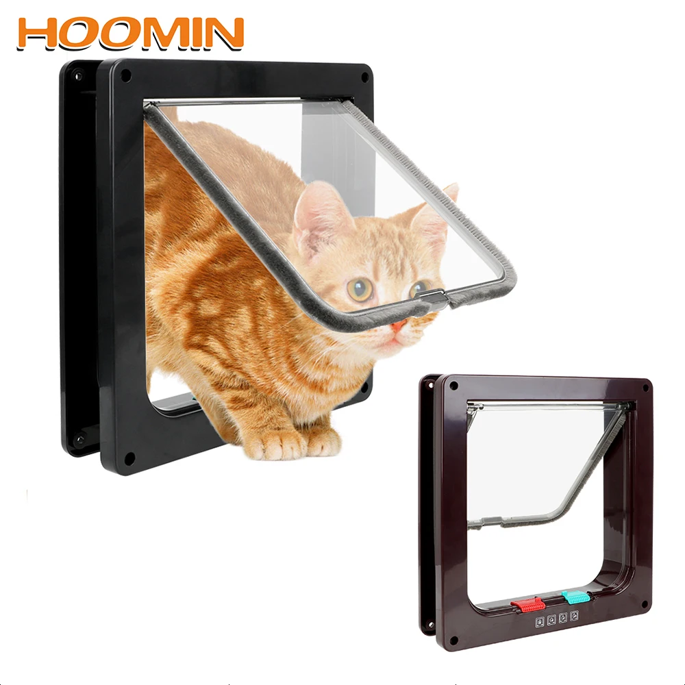 HOOMIN 4 Way Lockable Dog Cat Kitten Door Animal Small Pet Cat Dog Gate Door Security Flap Door Pet Supplies
HOOMIN 4 Way Lockable Dog Cat Kitten Door Animal Small Pet Cat Dog Gate Door Security Flap Door Pet Supplies