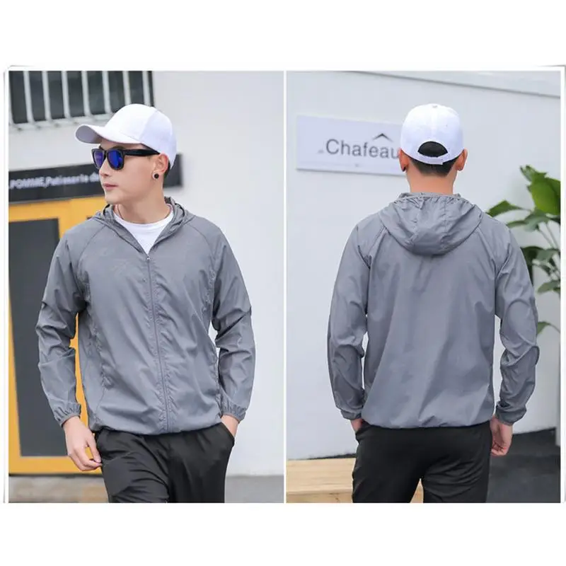Outdoor Spring Sun Protection Clothing Quick-Drying Sports Windbreaker for Men and Women Windproof Long Sleeve Cycling Jacket
Outdoor Spring Sun Protection Clothing Quick-Drying Sports Windbreaker for Men and Women Windproof Long Sleeve Cycling Jacket