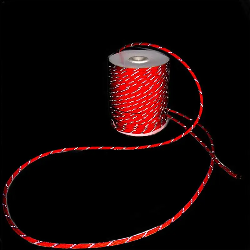 5mm Nylon Reflective Cord Tent Outdoor Rock Climbing Tent Ropes Paracord Camping Kits High Strength Survival String Hiking Tool
5mm Nylon Reflective Cord Tent Outdoor Rock Climbing Tent Ropes Paracord Camping Kits High Strength Survival String Hiking Tool