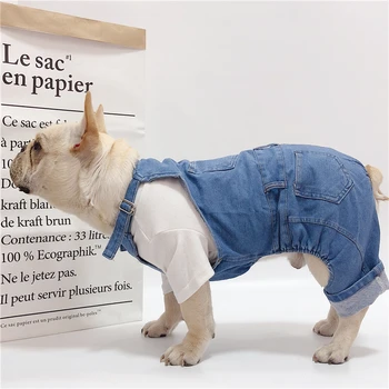 Frehcn Bulldog Clothes Denim Overalls For Dog Pet Dog Clothes Jumpsuit Jeans Pants Small Medium Dog Clothing Poodle Shih Tzu XXL
Frehcn Bulldog Clothes Denim Overalls For Dog Pet Dog Clothes Jumpsuit Jeans Pants Small Medium Dog Clothing Poodle Shih Tzu XXL