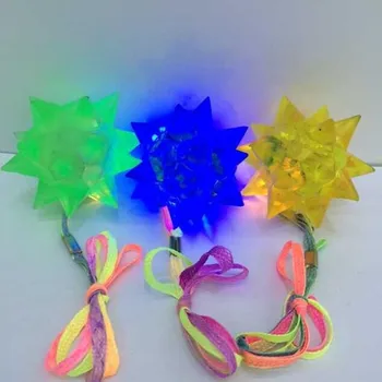 2019 Colorful LED Flashing Blinking Spiky Ball Necklace Pendants Kids Children Glow Necklaces Birthday Party Toys Gift
2019 Colorful LED Flashing Blinking Spiky Ball Necklace Pendants Kids Children Glow Necklaces Birthday Party Toys Gift