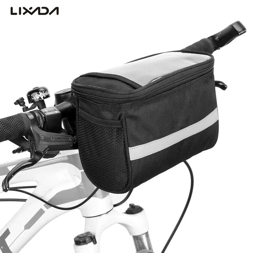 MTB Bike Handlebar Bag Cycling Bag Bike Bicycle Insulated Front Bag Basket Pannier Cooler Bag with Reflective Strip
MTB Bike Handlebar Bag Cycling Bag Bike Bicycle Insulated Front Bag Basket Pannier Cooler Bag with Reflective Strip