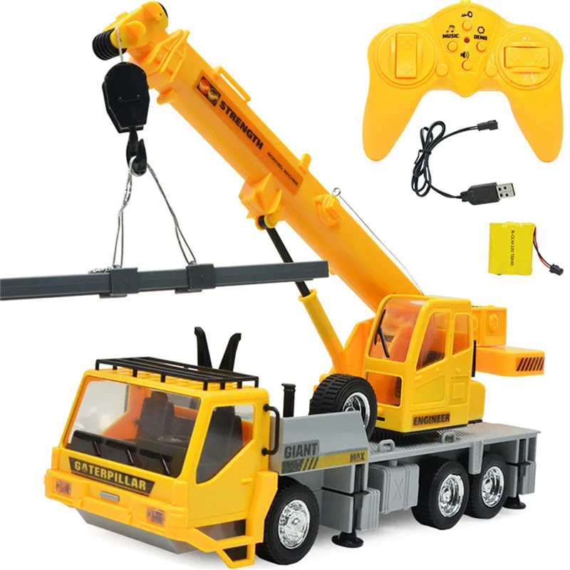 Hot Simulation RC Excavator Toys 1:24 2.4G 8CH Wireless Remote Controlled Chargeable Engineering Vehicles Crane Truck Kids Toy
Hot Simulation RC Excavator Toys 1:24 2.4G 8CH Wireless Remote Controlled Chargeable Engineering Vehicles Crane Truck Kids Toy