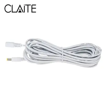 CLAITE 5M DC12V 5A 20AWG Power Cord Extension Wire Cable Connector Female to Male 5.5*2.1mm
CLAITE 5M DC12V 5A 20AWG Power Cord Extension Wire Cable Connector Female to Male 5.5*2.1mm