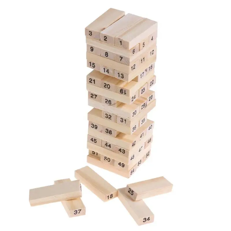 Wooden Stacked Model Tower Building Blocks Kids Educational Learning Toys with Dice Hemisphere Balance Stacking Game
Wooden Stacked Model Tower Building Blocks Kids Educational Learning Toys with Dice Hemisphere Balance Stacking Game