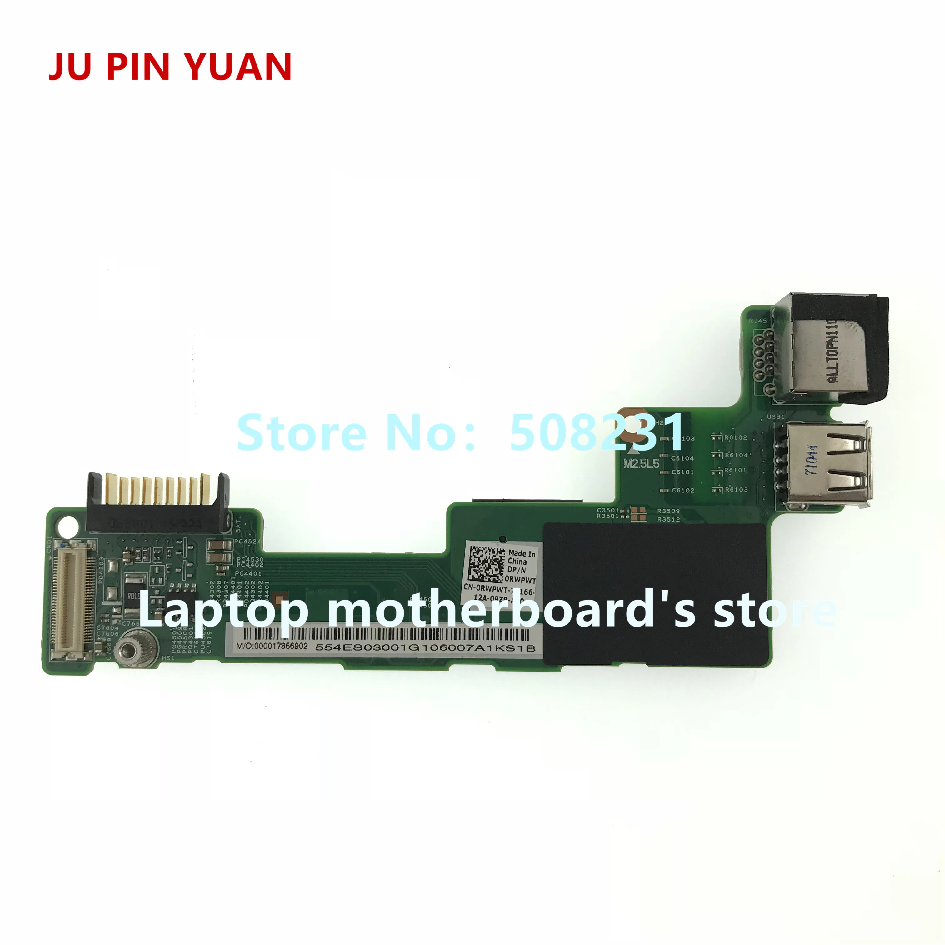 CN-0RWPWT 0RWPWT RWPWT For Dell Vostro 3400 V3400 USB Ethernet Charger LAN Board 48.4ES03.011
CN-0RWPWT 0RWPWT RWPWT For Dell Vostro 3400 V3400 USB Ethernet Charger LAN Board 48.4ES03.011