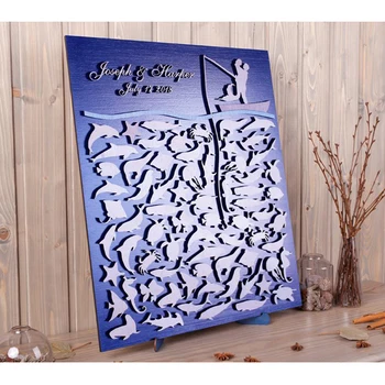 Couple on a Boat wedding guest book alternative Ocean Fishing 3d guestbook, Nautical wedding ideas Wood custom guest books
Couple on a Boat wedding guest book alternative Ocean Fishing 3d guestbook, Nautical wedding ideas Wood custom guest books
