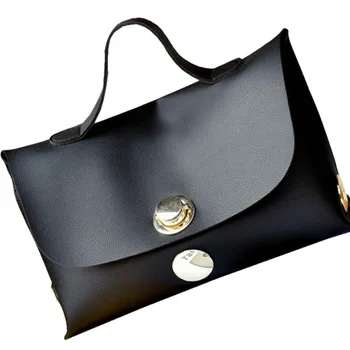 SOFT-Fashion Women Handbag Wind Soft Pure Color Handbags Messenger Bags Shoulder Bag (Black)
SOFT-Fashion Women Handbag Wind Soft Pure Color Handbags Messenger Bags Shoulder Bag (Black)