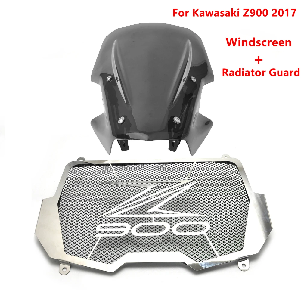 KEMiMOTO For Kawasaki Z 900 Z900 2017 Radiator Guard Grill Protection + Windscreen Adjustable Bracket Airflow Wind Deflector
KEMiMOTO For Kawasaki Z 900 Z900 2017 Radiator Guard Grill Protection + Windscreen Adjustable Bracket Airflow Wind Deflector