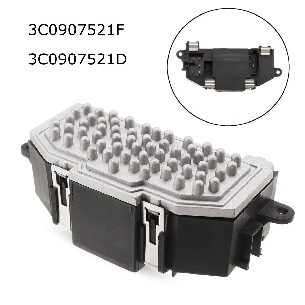 3C0907521F A/C Heater Blower Fan Resistor Speed Controller for AUDI A3 Q3 Q7 TT 2003-2014 for VW Golf Jetta Passat 2005-2012
3C0907521F A/C Heater Blower Fan Resistor Speed Controller for AUDI A3 Q3 Q7 TT 2003-2014 for VW Golf Jetta Passat 2005-2012