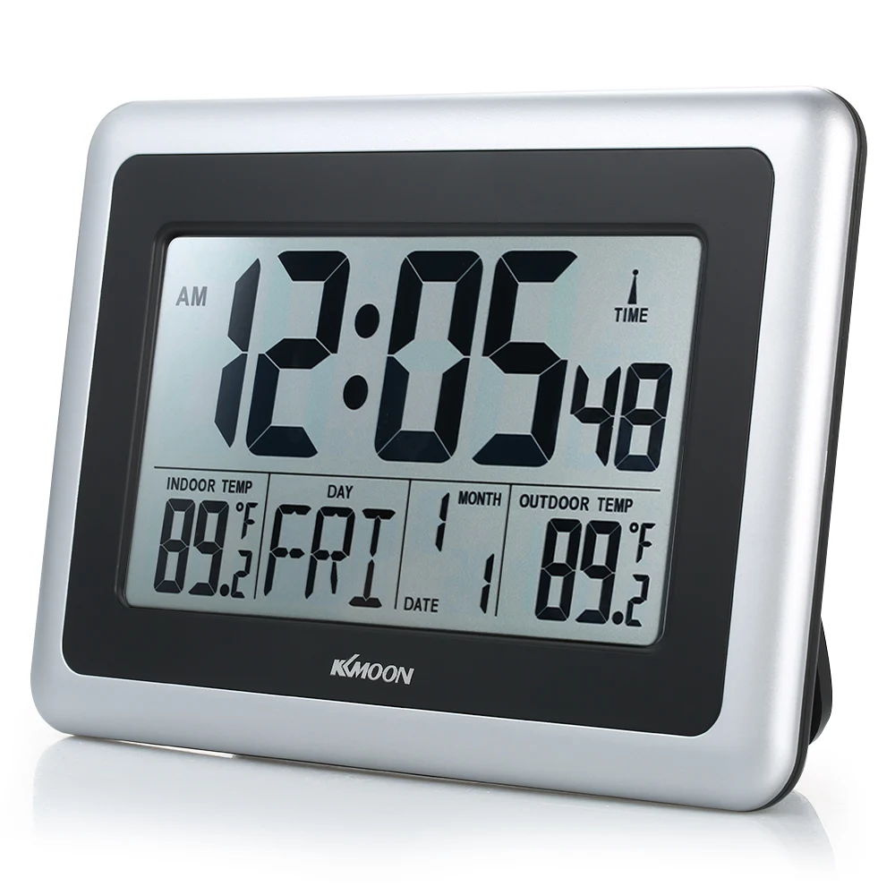 KKMOON Indoor Outdoor Thermometer Alarm Clock Weather Station Temperature Monitor American WWVB Signal Automatic Calibration
KKMOON Indoor Outdoor Thermometer Alarm Clock Weather Station Temperature Monitor American WWVB Signal Automatic Calibration