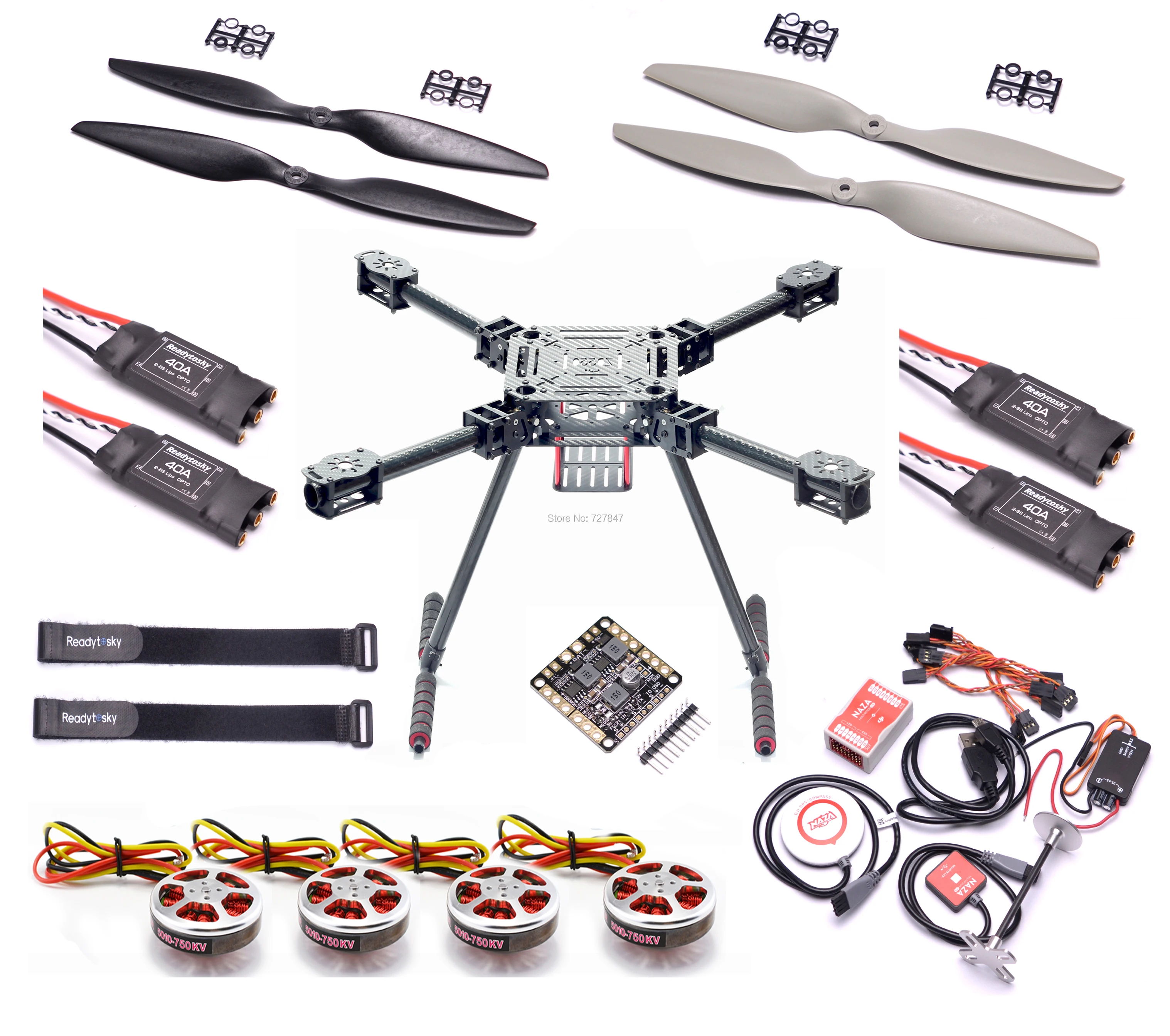 Upgrade F550 ZD550 550mm Carbon fiber Quadcopter Frame Naza M Lite 5010 750KV Motor 40A OPTO 2-6S Brushless ESC 1245 Propeller
Upgrade F550 ZD550 550mm Carbon fiber Quadcopter Frame Naza M Lite 5010 750KV Motor 40A OPTO 2-6S Brushless ESC 1245 Propeller
