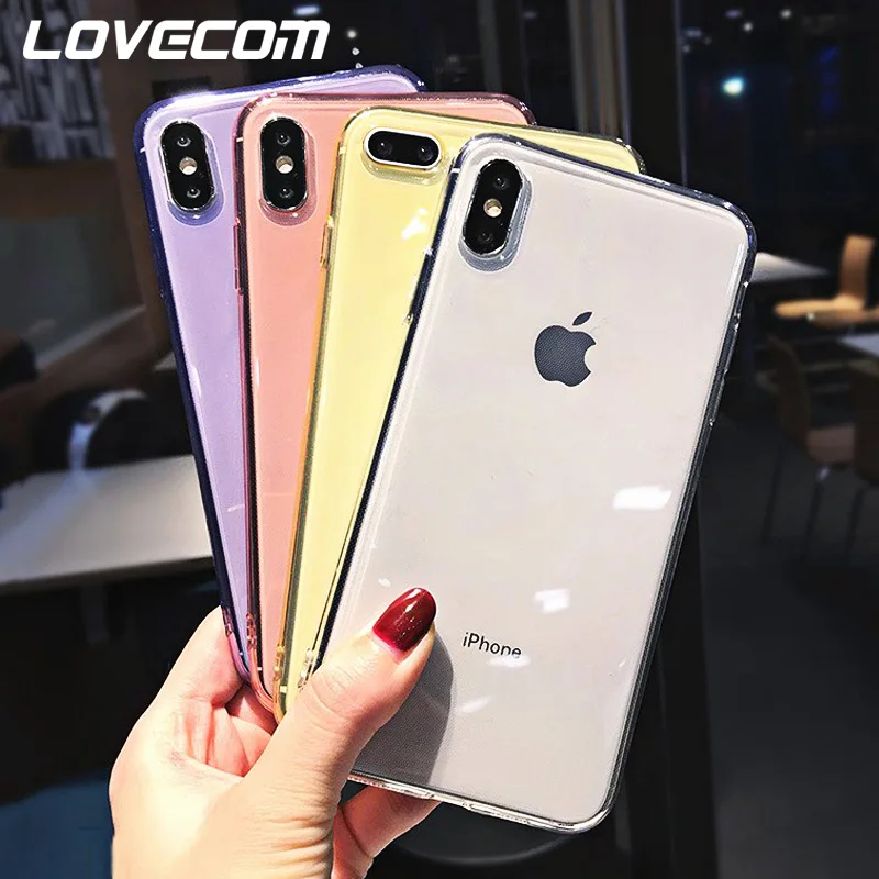LOVECOM Solid Color Couple Phone Cases For iPhone 11 Pro Max XS Max XR 6 6S 7 8 Plus X XS Simple Fashion Soft Transparent Back Cover Coque
LOVECOM Solid Color Couple Phone Cases For iPhone 11 Pro Max XS Max XR 6 6S 7 8 Plus X XS Simple Fashion Soft Transparent Back Cover Coque