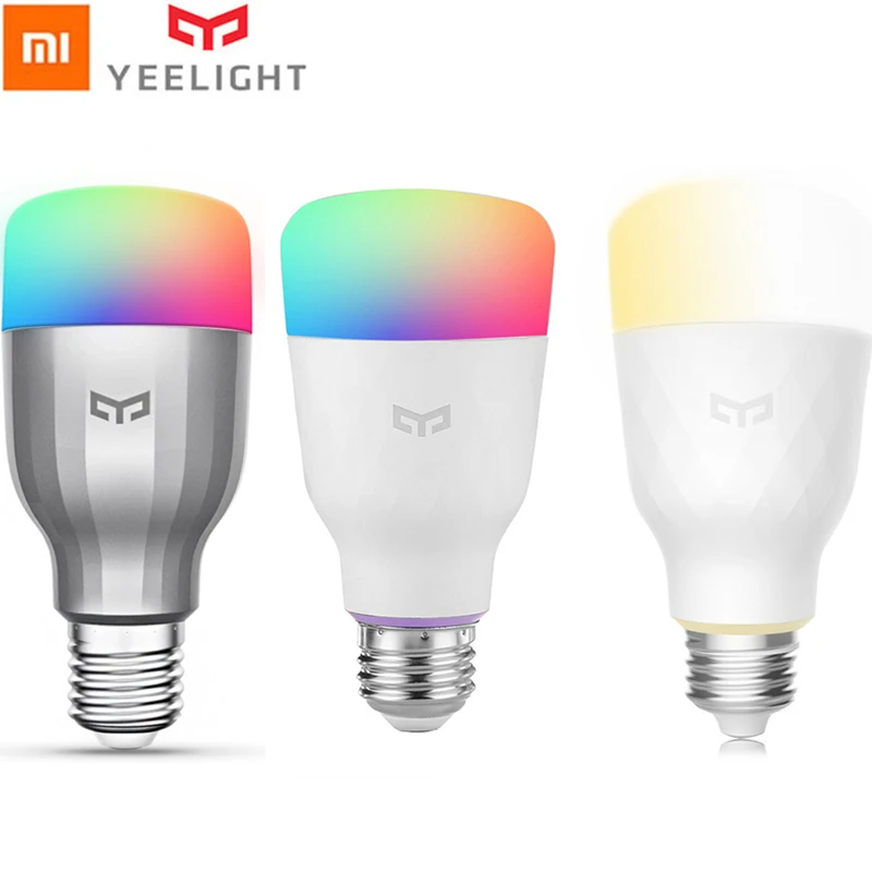 

Original Yeelight Smart LED Bulb Colorful 800 Lumens 10W E27 Lemon Smart Lamp For xiaomi Mi Home App White/RGB Option