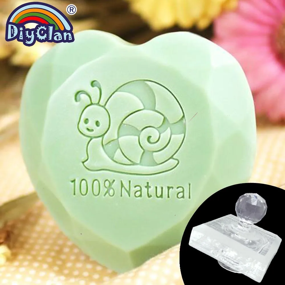 Snail Pattern Soap Stamp Transparent Handmade 100% Natural Soap Making Seal Resin Acrylic Chapters Custom
Snail Pattern Soap Stamp Transparent Handmade 100% Natural Soap Making Seal Resin Acrylic Chapters Custom