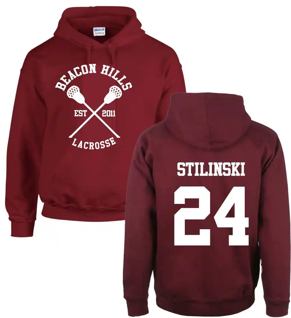stiles stilinski red hoodie