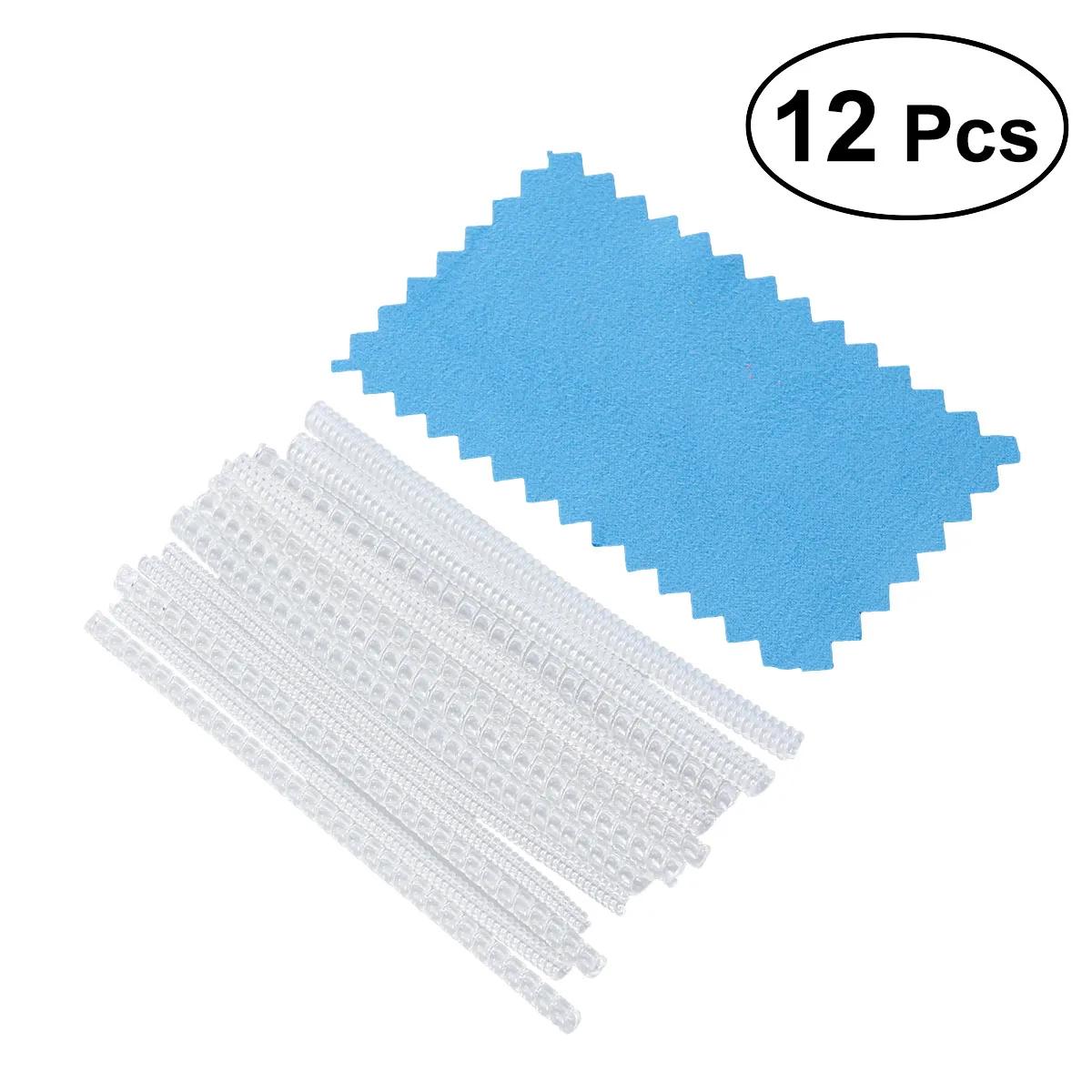 PIXNOR 12pcs Ring Adjuster Guard Invisible Spiral Elastic Fitter Size Tightener for Oversized Loose Rings | Украшения и