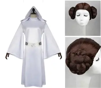 Adult Wig Organa Solo Princess Leia CosHoodied Dresses SW Cos Costume Halloween Carnival Cosplay Costume Outfit Headgear Set
Adult Wig Organa Solo Princess Leia CosHoodied Dresses SW Cos Costume Halloween Carnival Cosplay Costume Outfit Headgear Set