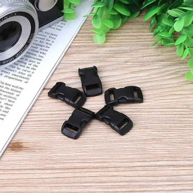 50pcs/set 10mm Side Release Survival Bracelets Straps Lightweight Buckles Webbing Paracord Side Release Buckles 28 x 10mm
50pcs/set 10mm Side Release Survival Bracelets Straps Lightweight Buckles Webbing Paracord Side Release Buckles 28 x 10mm