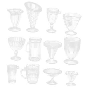 12 Pieces Doll House Miniature Kitchenware Tableware Ice Cream Cup Food Containers DIY
12 Pieces Doll House Miniature Kitchenware Tableware Ice Cream Cup Food Containers DIY