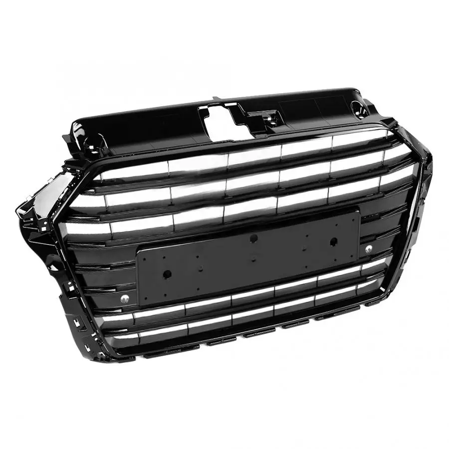 Car Styling Front Bumper Grille Black Car Front Bumper Grille Grill for Audi A3/S3/8V 2017 2018 2019 car accessories
Car Styling Front Bumper Grille Black Car Front Bumper Grille Grill for Audi A3/S3/8V 2017 2018 2019 car accessories
