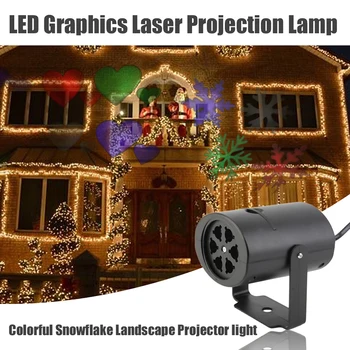 Multi-Color Snowflakes LED Graphic Bright Laser Projector Lamp Snowflake Landscape Disco Lights Home Garden Indoor Decoration
Multi-Color Snowflakes LED Graphic Bright Laser Projector Lamp Snowflake Landscape Disco Lights Home Garden Indoor Decoration