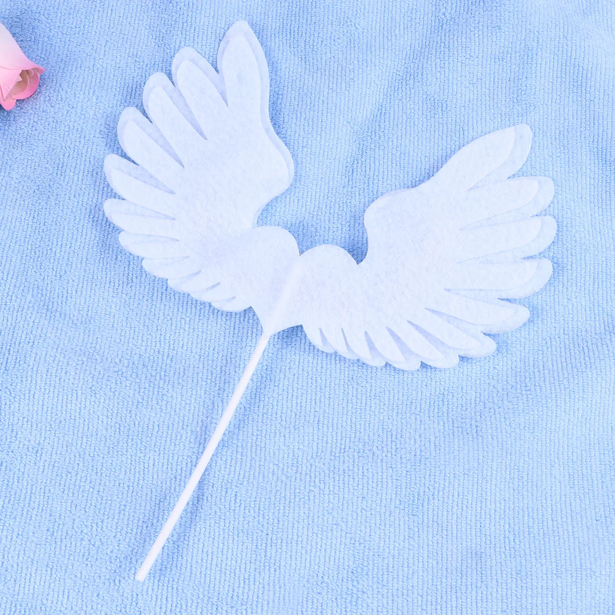 1 Pc Angel Wing Cake Topper Decoration With LED Light For Anniversary Birthday Party & Wedding(White)
1 Pc Angel Wing Cake Topper Decoration With LED Light For Anniversary Birthday Party & Wedding(White)