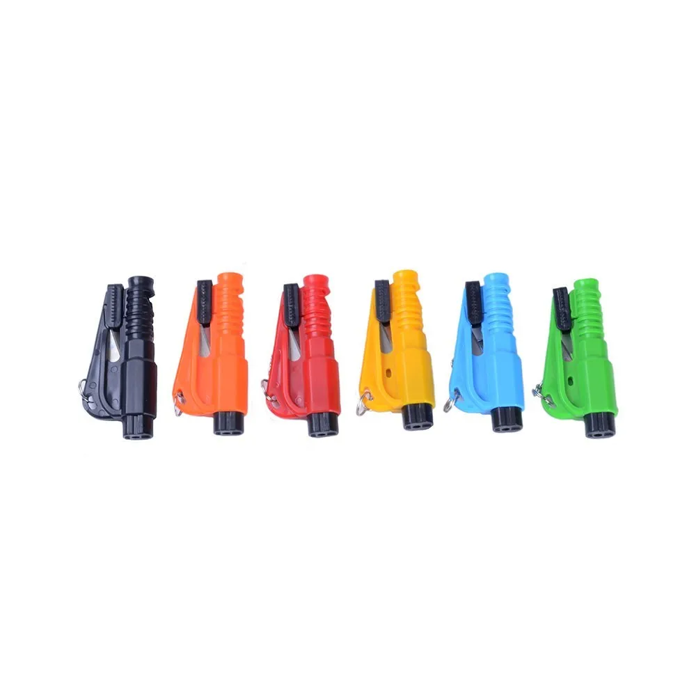 NS Modify ABS Keyring Life Saving Hammer Emergency Rescue Tool Seat Belt Cutter Window Glass Break Safety Tool Colorful
NS Modify ABS Keyring Life Saving Hammer Emergency Rescue Tool Seat Belt Cutter Window Glass Break Safety Tool Colorful