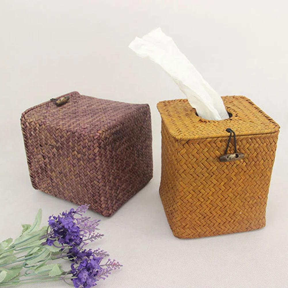 Modern Round Tissue Box Rattan Roll Paper Storage Box Holder Napkin Holder for Home Office Decoration
Modern Round Tissue Box Rattan Roll Paper Storage Box Holder Napkin Holder for Home Office Decoration