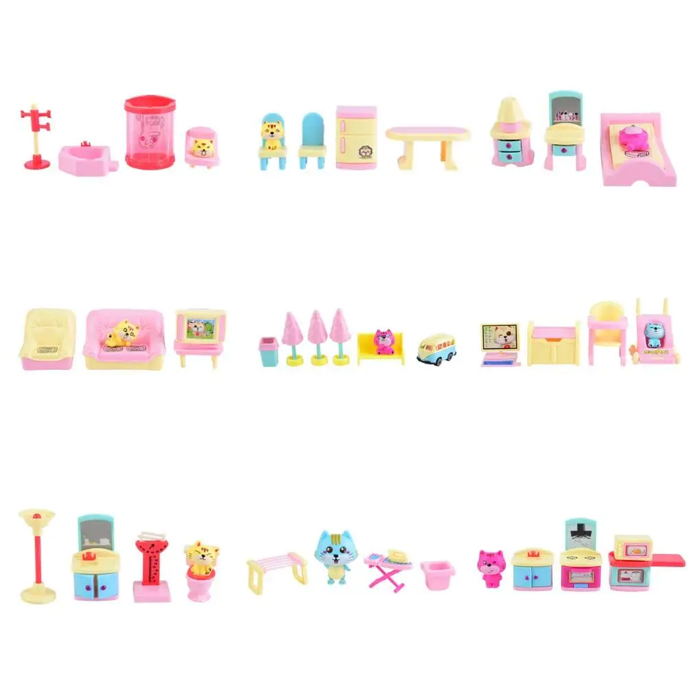 Mini Simulation Doll House Kit Cute Doll House Living Room Bathroom Kitchen Park Model Kits Kids Children Pretend Play Toy
Mini Simulation Doll House Kit Cute Doll House Living Room Bathroom Kitchen Park Model Kits Kids Children Pretend Play Toy