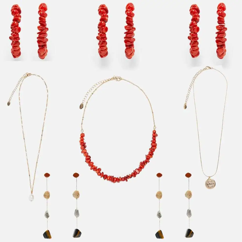 JUST FEEL Red 2019 New Vintage ZA Necklace Jewelry for Women Metal Resin Statement Ethnic Stone Pendant Necklace Wedding Bijoux 
JUST FEEL Red 2019 New Vintage ZA Necklace Jewelry for Women Metal Resin Statement Ethnic Stone Pendant Necklace Wedding Bijoux