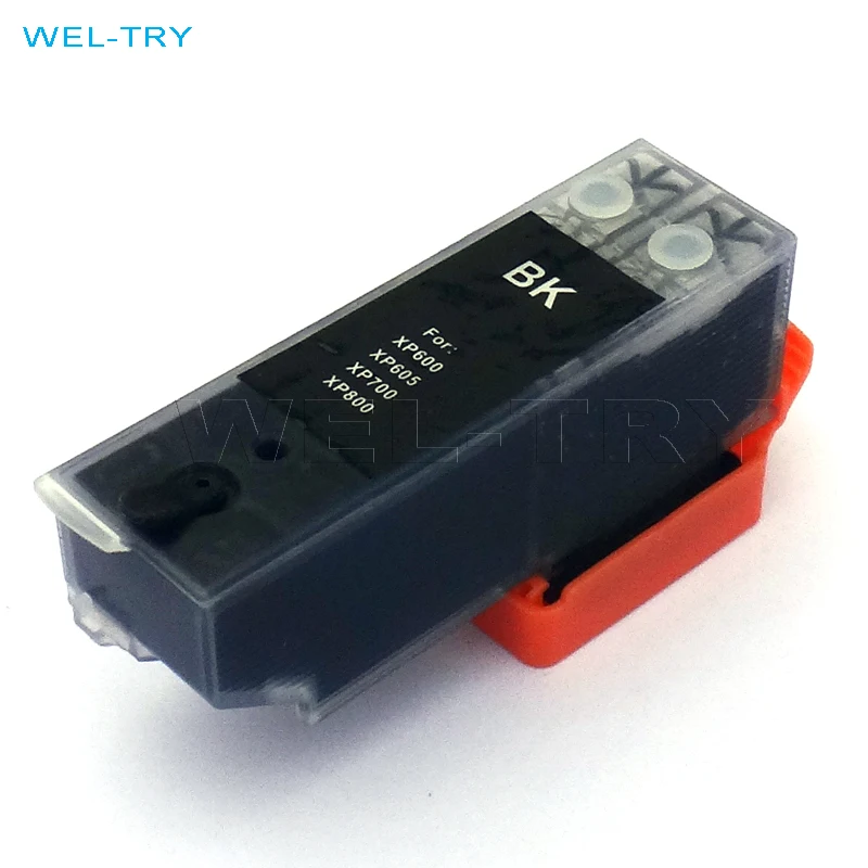 T2690 T2691 T2692 T2693 T2694 refillable Ink Cartridge for EPSON XP-702 XP-802 XP702 XP802 printer , empty with chips.
T2690 T2691 T2692 T2693 T2694 refillable Ink Cartridge for EPSON XP-702 XP-802 XP702 XP802 printer , empty with chips.