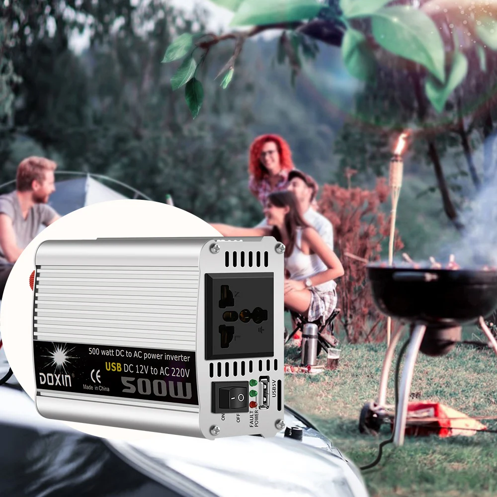 New Car Inverter Converter 500W 12v 220v 50Hz Auto Inverter 12 220 Cigarette Lighter Plug Peak Power 1000W Converter Inverter
New Car Inverter Converter 500W 12v 220v 50Hz Auto Inverter 12 220 Cigarette Lighter Plug Peak Power 1000W Converter Inverter