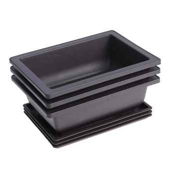 Pack of 3 Plastic Succulent Pots Plant Pots Flower Pots with Trays for Potted Flowers Cactus Bonsai Desktop Decoration Home
Pack of 3 Plastic Succulent Pots Plant Pots Flower Pots with Trays for Potted Flowers Cactus Bonsai Desktop Decoration Home