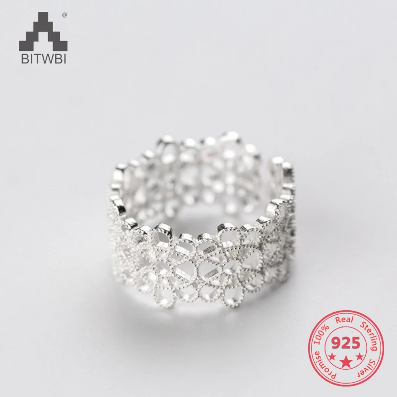New Design 925 Sterling Silver Creative Mix Personality Hollow Flower Open Ring Fine Jewelry
New Design 925 Sterling Silver Creative Mix Personality Hollow Flower Open Ring Fine Jewelry