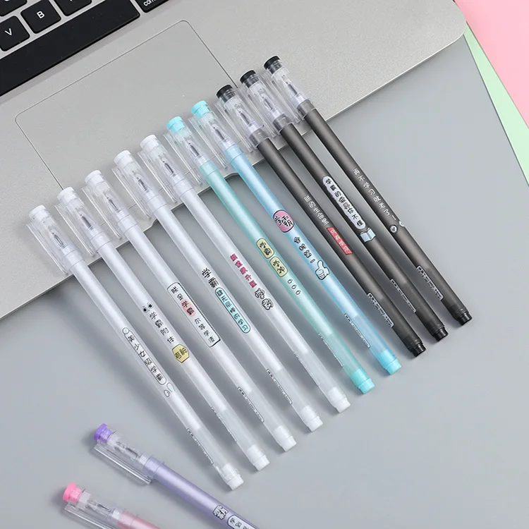 

Manufacturer Direct Creative Transparent PA Gel Pen Cute Cartoon Stationery with the Word Painted Water-Based Pen