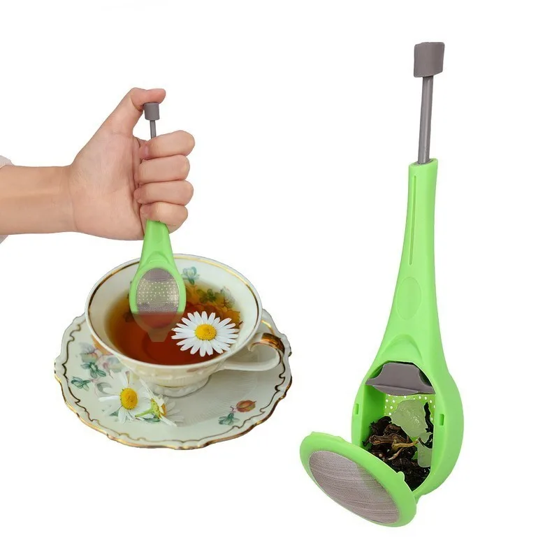Tea Infuser Built-in plunger Healthy Intense Flavor Reusable Tea bag Plastic Tea Coffee Strainer Measure Swirl Steep Stir Press
Tea Infuser Built-in plunger Healthy Intense Flavor Reusable Tea bag Plastic Tea Coffee Strainer Measure Swirl Steep Stir Press