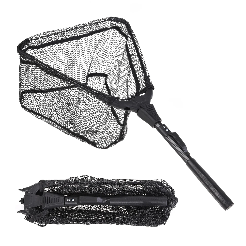 S/M Folding Fish Landing Net Portable Collapsible Triangular Fly Fishing Net Fish Aluminum alloy + Nylon + Rubber Fishing Net
S/M Folding Fish Landing Net Portable Collapsible Triangular Fly Fishing Net Fish Aluminum alloy + Nylon + Rubber Fishing Net