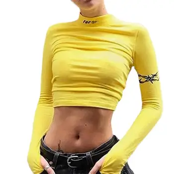 Women Fashion Thorns Print Sweatshirt Yellow Casual Crop Top Hoodie Harajuku Sweatshirt
Women Fashion Thorns Print Sweatshirt Yellow Casual Crop Top Hoodie Harajuku Sweatshirt