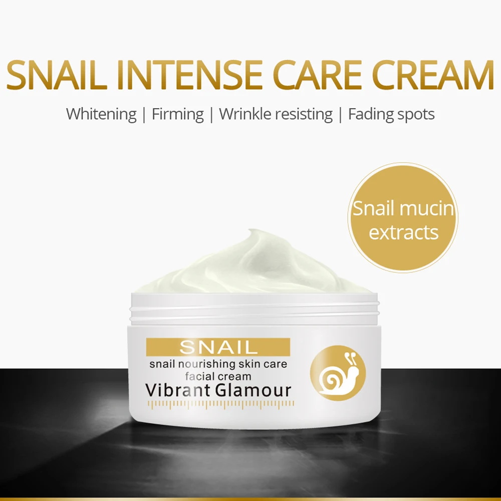 VIBRANT GLAMOUR Repair Snail Face Cream Remove Wrinkles Acnes Cream Whitening Brighten Skin Wrinkle Control Oil Skin Repair Care
VIBRANT GLAMOUR Repair Snail Face Cream Remove Wrinkles Acnes Cream Whitening Brighten Skin Wrinkle Control Oil Skin Repair Care