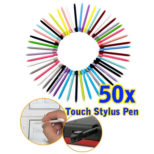 ALLOYSEED 50pcs Colorful Touch Stylus Pen Gmaing PEN Game Console Pen For NDS/NDSL for NINTENDO DS Lite
ALLOYSEED 50pcs Colorful Touch Stylus Pen Gmaing PEN Game Console Pen For NDS/NDSL for NINTENDO DS Lite