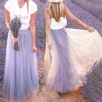 New Women Girls Solid Retro Chiffon Pleated Double Layer Skirt Long Elastic Waist Mesh Summer Holiday Maxi Skirts
New Women Girls Solid Retro Chiffon Pleated Double Layer Skirt Long Elastic Waist Mesh Summer Holiday Maxi Skirts