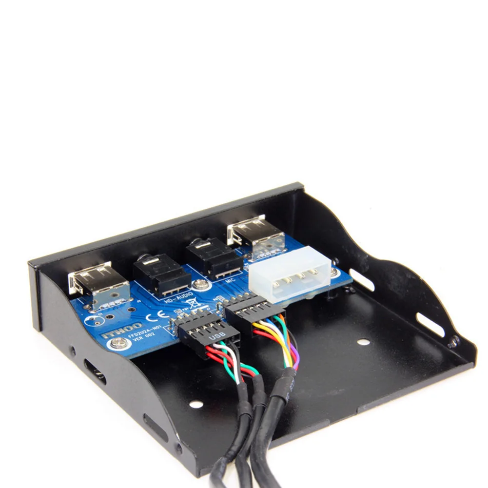 USB 3.0 2 Port 3.5in Adapter Floppy Bay Hub High Speed Metal Plug And Play HD Output Microphone Input Multifunction Front Panel
USB 3.0 2 Port 3.5in Adapter Floppy Bay Hub High Speed Metal Plug And Play HD Output Microphone Input Multifunction Front Panel