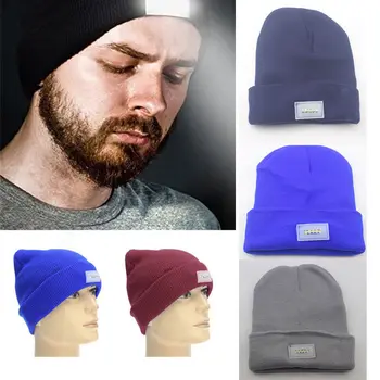 Fashion Men Women 5 LED Flashlight Hands Free Knitted Beanie Cap Camping Running Hat Bright LED Cap Hats Hot
Fashion Men Women 5 LED Flashlight Hands Free Knitted Beanie Cap Camping Running Hat Bright LED Cap Hats Hot