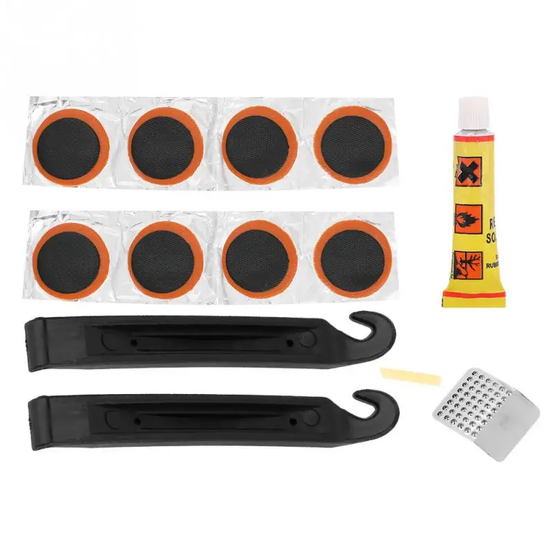 Tire Patch Mini Portable Tire Self-Adhesive Patch File Levers Bike Tires Puncture Repair Tools Kit Cycling Repair Accessories
Tire Patch Mini Portable Tire Self-Adhesive Patch File Levers Bike Tires Puncture Repair Tools Kit Cycling Repair Accessories