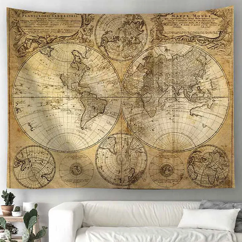 World Map Scenery Printed Polyester Wall Hanging Tapestry Room Decorative Tapestry Carpet Beach Towel Rectangle 180x230CM
World Map Scenery Printed Polyester Wall Hanging Tapestry Room Decorative Tapestry Carpet Beach Towel Rectangle 180x230CM